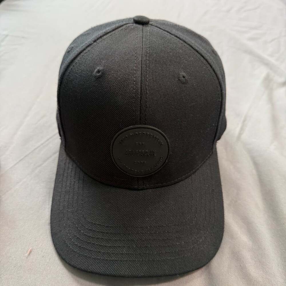 Zero Motorcycles Black Snapback Hat California Electric Motorcycle Cap